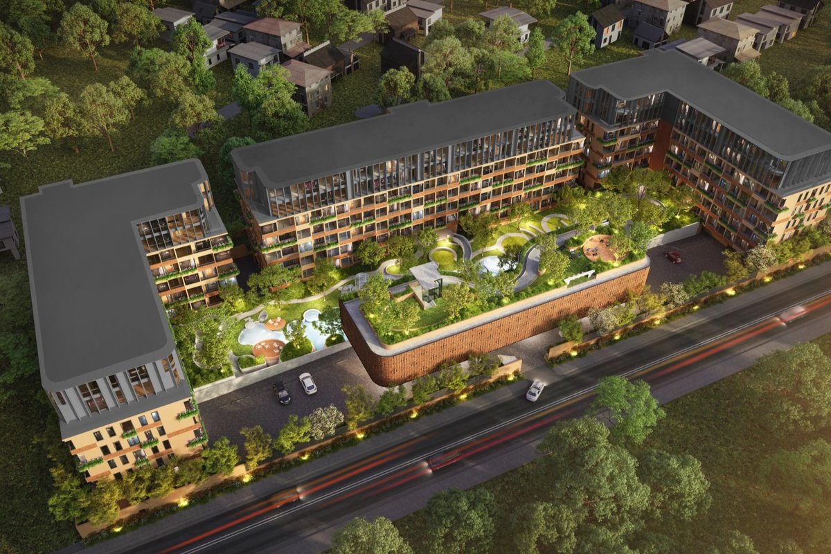 Arise Vibe — landscaped garden courtyard